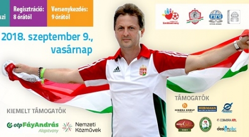 Két éve elhunyt alelnökére emlékezik a footgolf társadalom
